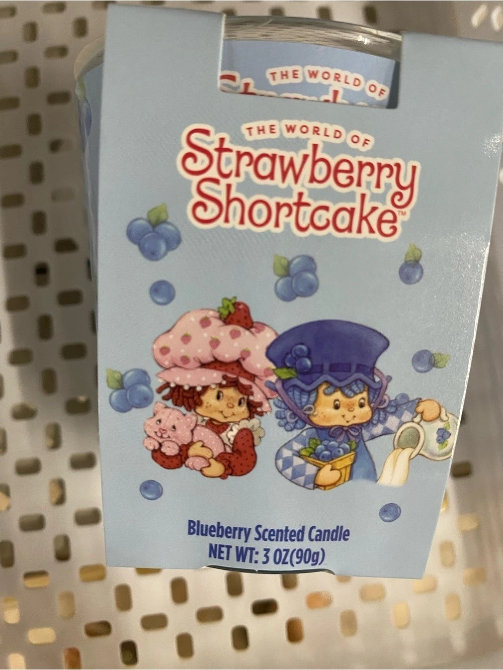 Strawberry Shortcake Blueberry Scented Candle NWT